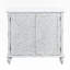 Console Milauni 36 avec finition blanc antique et tablette