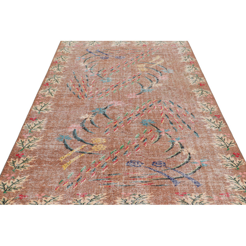 One-of-a-Kind 5'11”x8'10” Hand Knotted Area Rug