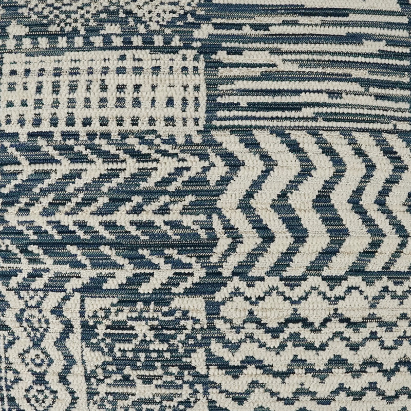 Hallston Pillow Cover & Insert, Indigo, Square 24"