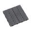 Paquet de 11 tuiles de patio en bois-plastique pour terrasse-115283041