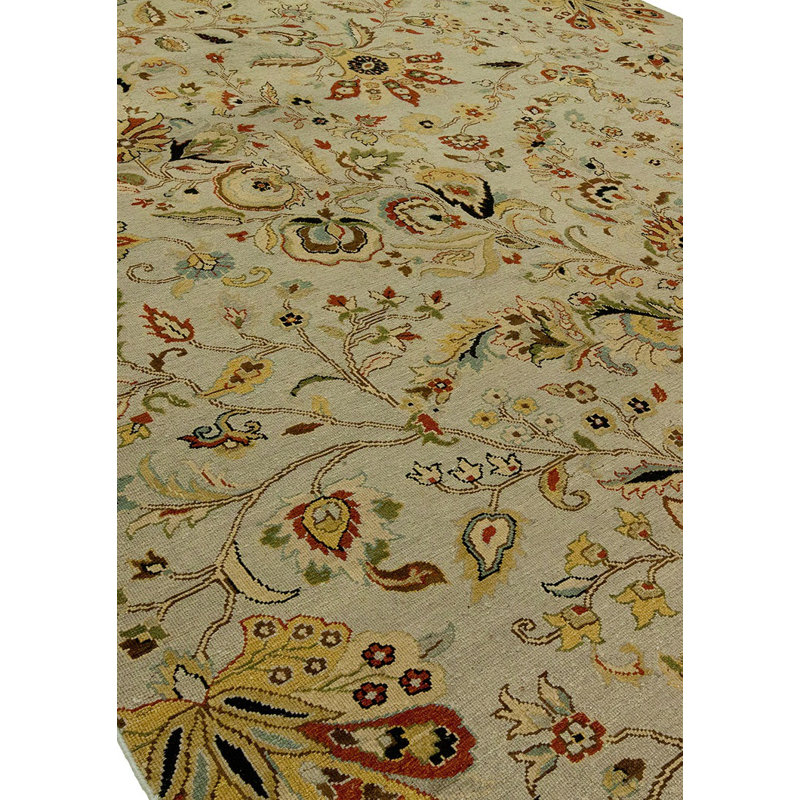 Tapis ivoire en laine Donelson, Rectangle 12 pi x 15 pi