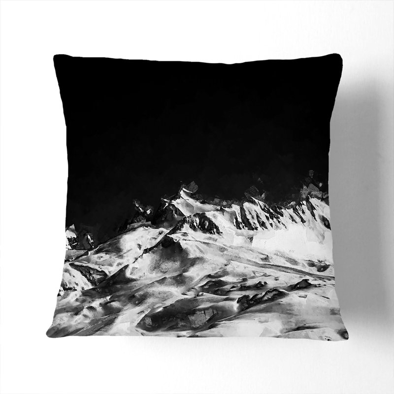 Square Cushion, 40cm H x 40cm W x 15cm D, Black