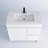 Waelyn 36'' Single Bathroom Vanity with Acrylic Top-2018177691