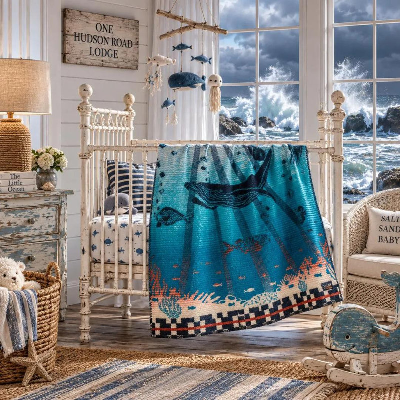 Pendleton Tide School Crib Blanket