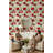Floral Wallpaper Abstract Red Decorative Mural-484538563