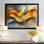 «Structured Waves Chaos In Motion II», art mural géométrique abstrait