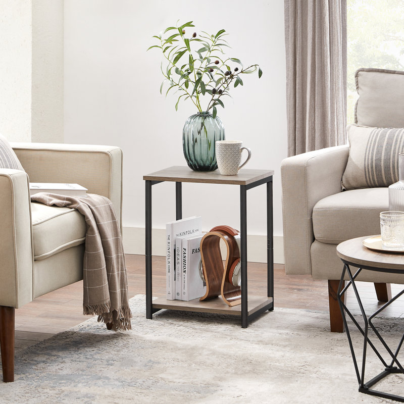 Alino End Table, Brown