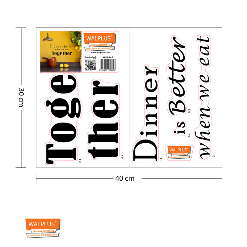 Non-Wall Damaging Wall Decal