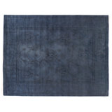 Overdye hand-knotted New Zealand Wool Navy Area Rug