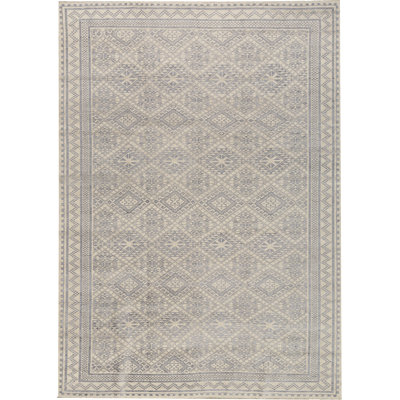 Hand-Knotted High-Quality Beige and Gray Area Rug
