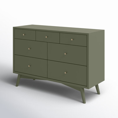 Palma 7 Drawer 53" W Double Dresser