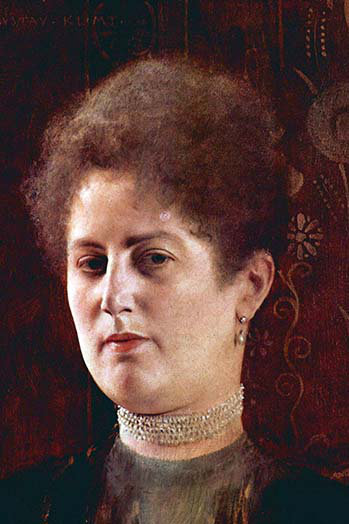 « portrait of a féminin » par gustav klimt,, reproduction d’art, H 42 po x l 28 po x P 1,5 po