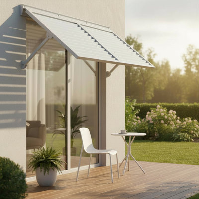Breeze Louver Metal Shutter 5.6 - White