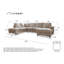 Lofty Lilly 8 seater Corner Sofa Bed-92302268-92302265