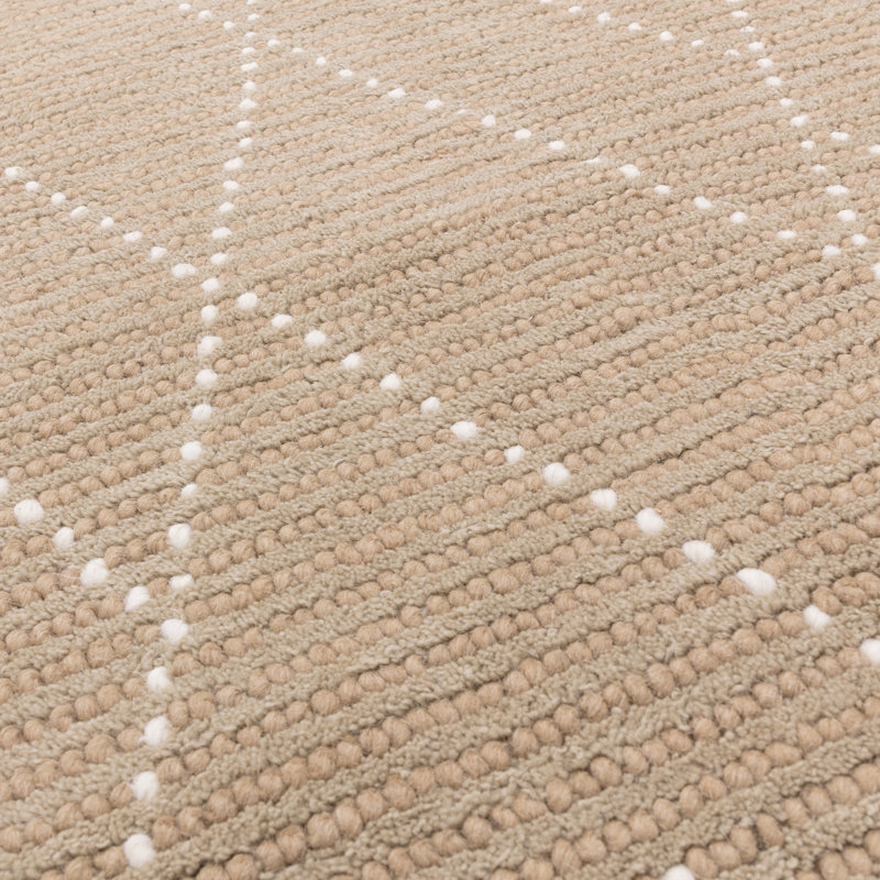 Cresthaven Moroccan Hand Woven Area Rug, Rectangle 120 x 170cm