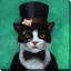 «Tuxedo Cat» par Lucia Heffernan - peinture-249763166-249763167