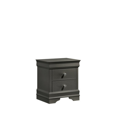 Armoire de chevet à 2 tiroirs Modern