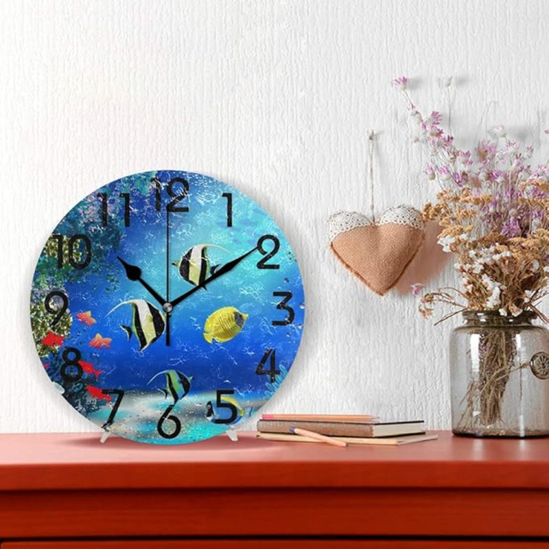 Horloge murale décorative Naanle