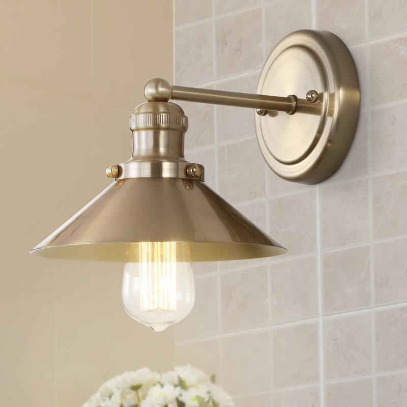 Éclairage pour meuble-lavabo en métal Bagatelle, Laiton doré, 1