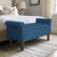 Banc de rangement en tissu