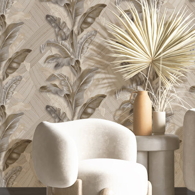 Corazzini 10m x 1.06m 3D Embossed Metallic Finish Wallpaper Roll