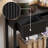 47" Fluted Console Table With 3 Drawers, Narrow Long Entryway Table With Storage And Shelf, 2-tier Sofa Table Behind Couch Accent Tables For Entrance Foyer, Hallway, Living Room, Black