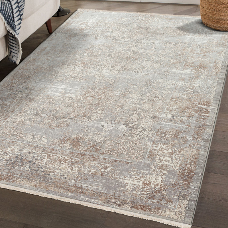 Tapis oriental beige, Rectangle 8 pi x 10 pi