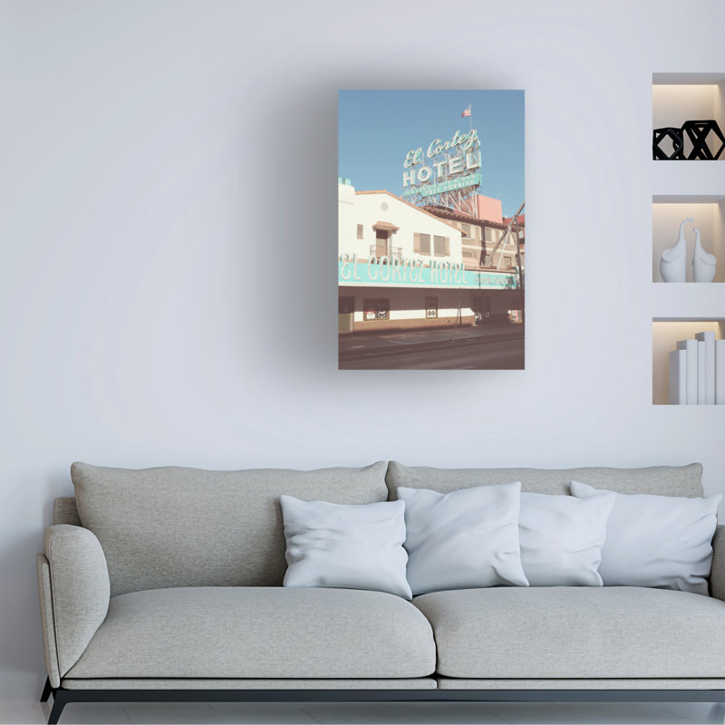 Art sur toile «bolologuf studio III Las Vegas Street Freemont», H 19 po x l 12 po