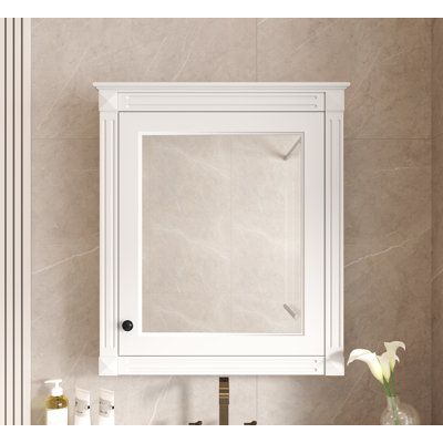 Armoire de rangement murale 24 po x 27 po avec miroir et armoire à pharmacie