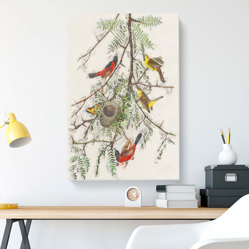 Orchard Oriole by John Audubon - Wrapped Canvas Painting, 50cm H x 35cm W x 3cm D