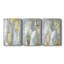 «Textured Neutrals and Gold I», ensemble de 3 toiles tendues-282486345