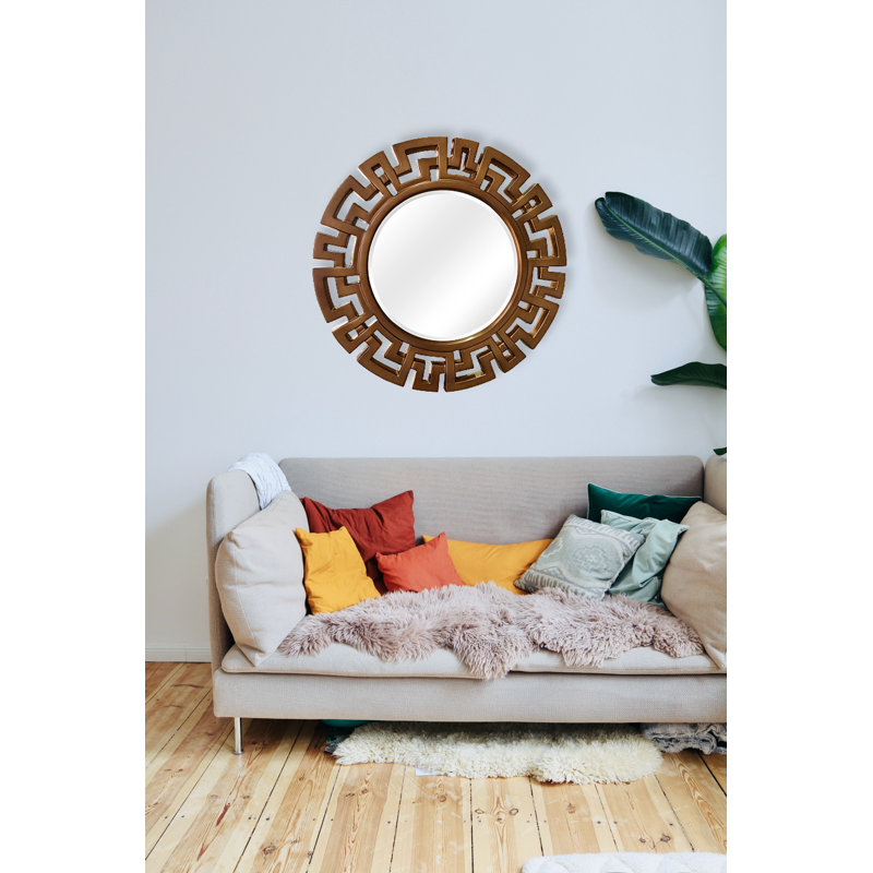 Bridgestone Flat Wall Mirror, Bronze