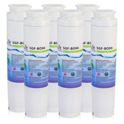 Swift Green Filters SGF-BO90 Compatible Refrigerator Water Filter for 644845, 740570, BORPLFTR10, 9000194412, 9000077104, Made in USA-6 Pack