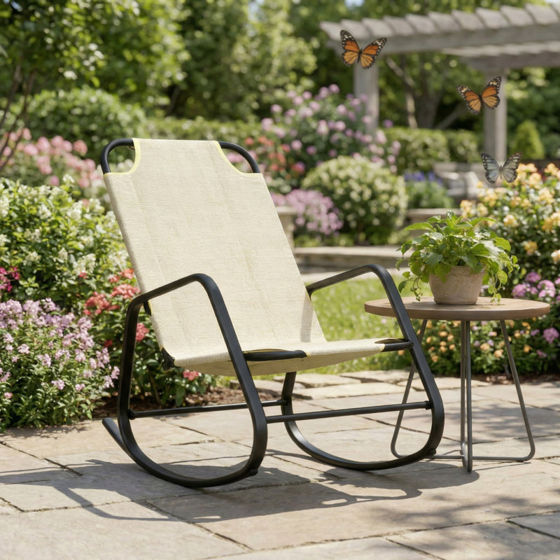 Siège relaxant, chaise berçante d'extérieur