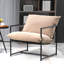 Fauteuil d'appoint élégant en velours moderne-1104480583