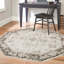 Tapis champêtre et floral de couleur kaki-1364043439