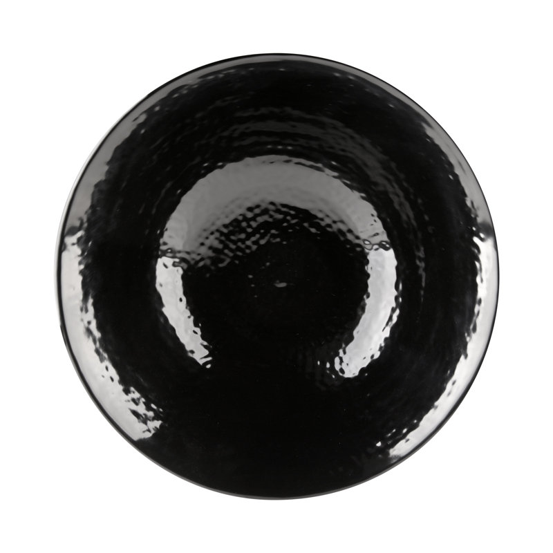Elite Global Solutions Durango Melamine Salad Bowl, Black