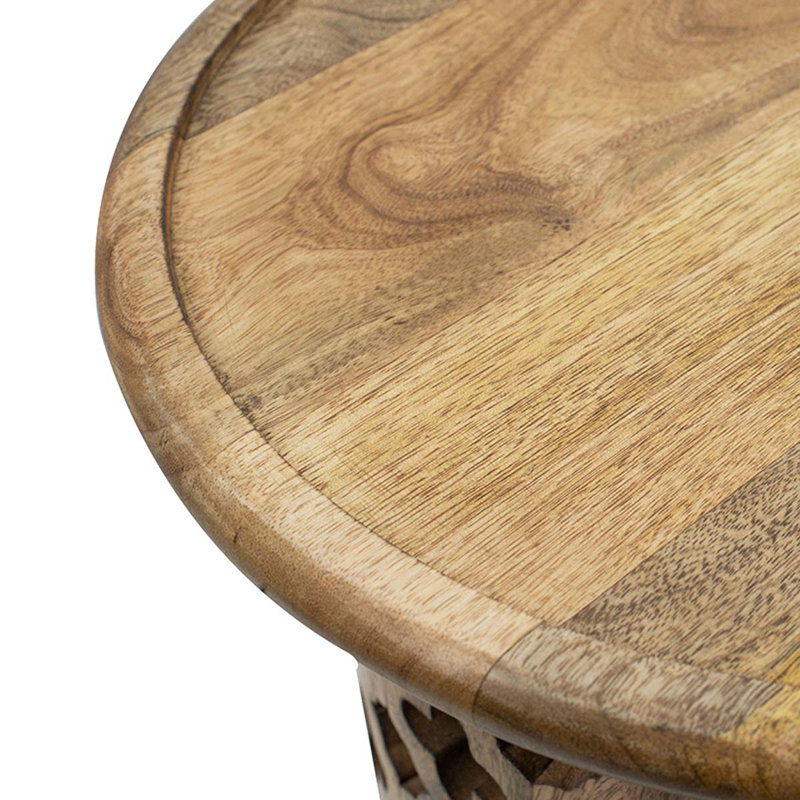Hagood Solid Wood Tray Top Nesting Tables