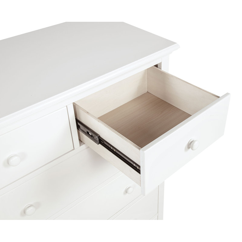 Commode 6 tiroirs Carlo, Blanc