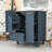 Bathroom Vanity with Door Shelf, Deep Drawer and 2-Tier Pull-Out Basket