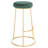 Saroun Upholstered Counter Stool with Metal Frame-1963862780