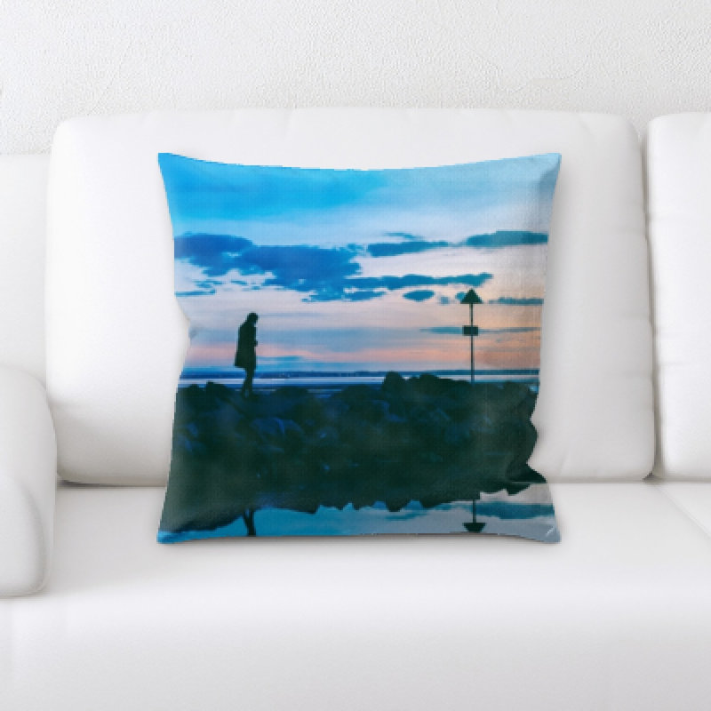 Microsuede Throw Pillow