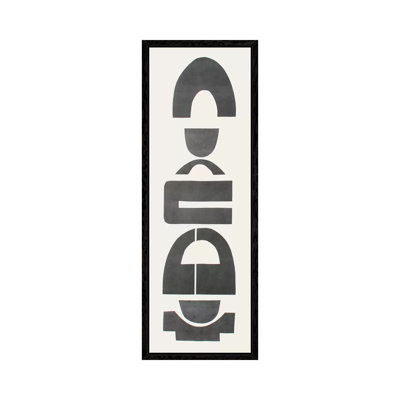 Neutral Totems IX by Rob Delamater - Panoramic Gallery-Wrapped Canvas Giclée on Canvas