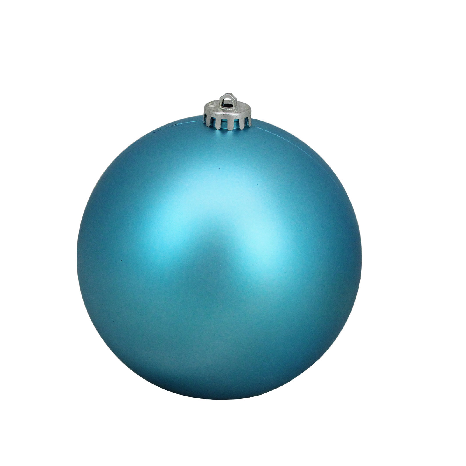 Shiny Shatterproof Christmas Ball Ornament 12", 10" H x 10" W x 10" D, Turquoise
