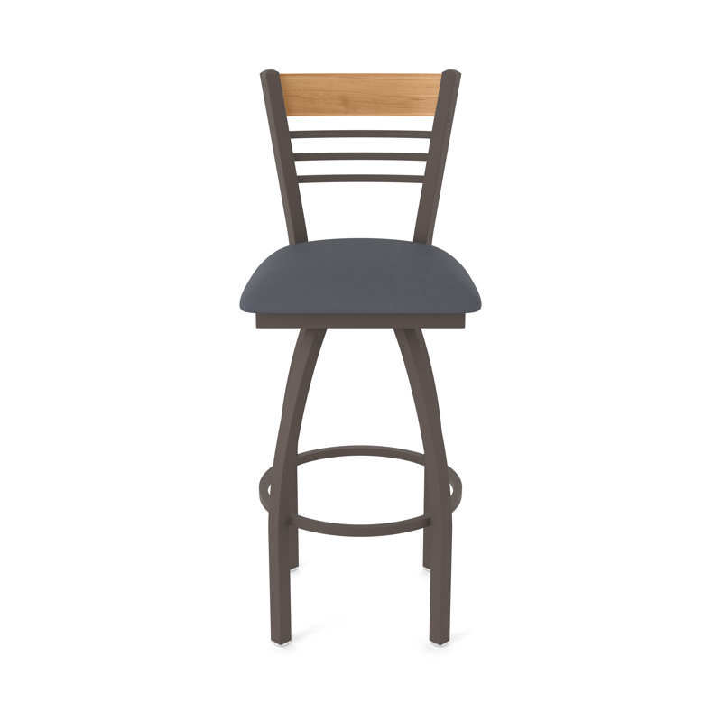 Tabouret tournant 880 Eleanor, Bronze, Gris, Tabouret de bar (siège de 30 po de hauteur)