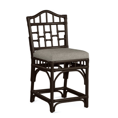 Chippendale Upholstered Counter Stool