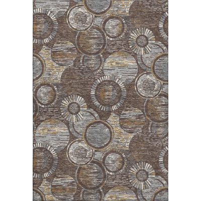 Premium Machine Washable Mayfield AMF2206 geometric Rug