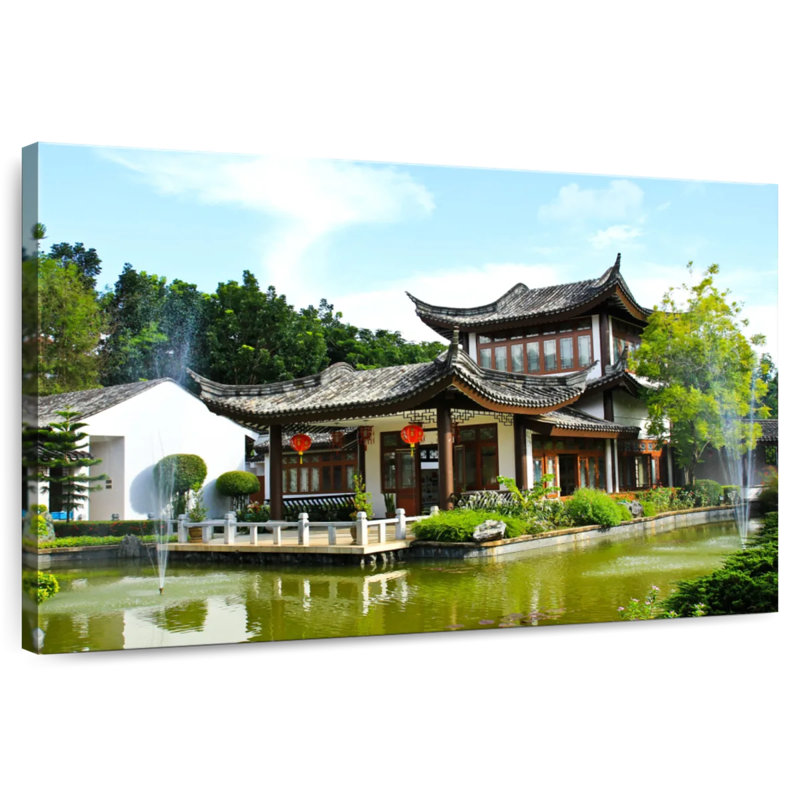 Adella Mae Fah Luang Buddhist Temple, 20" H x 30" W