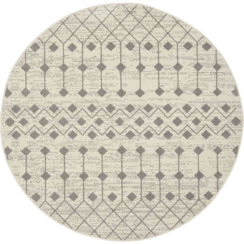 Tapis bohémien Bo Bo, Rond 5 pi 3 po