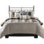 Housse de couette Cozy King / King Herringbone avec bordure brodée et coussins assortis 6 pièces-125962685-125962682